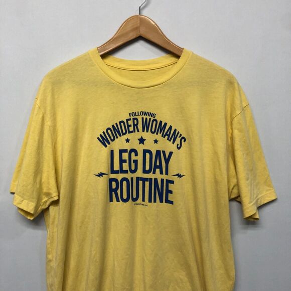 Wonder Woman's Leg Day Routine Funny T-Shirt Tee Top Size XL X-Large B324 -9 - Picture 8 of 13